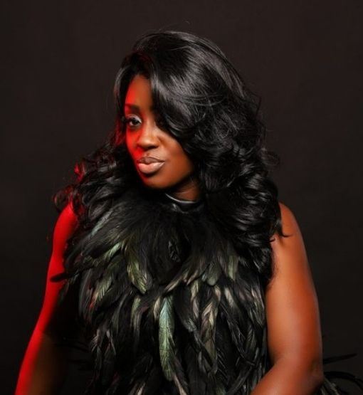 Picture of African America Singer in fur