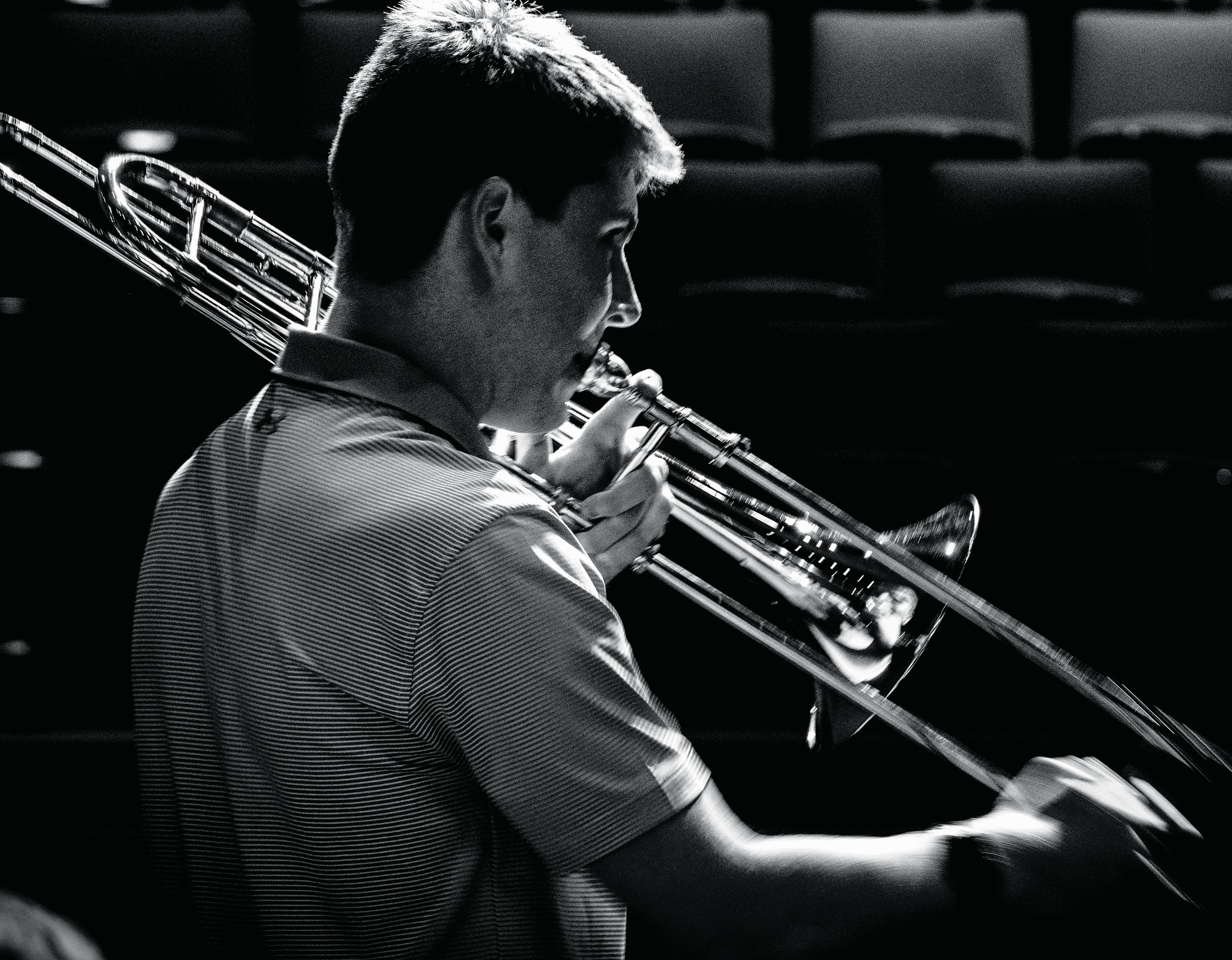 Community Center Trombone Player